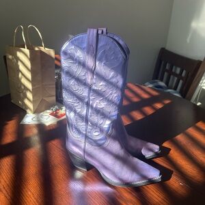 Purple Western Cowboy Boots
